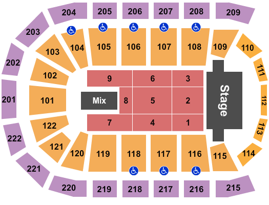 Huntington Center Trans-Siberian Orchestra Seating Chart